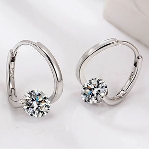 🌸 Elegant Sterling Silver Hoop Twisted Earrings